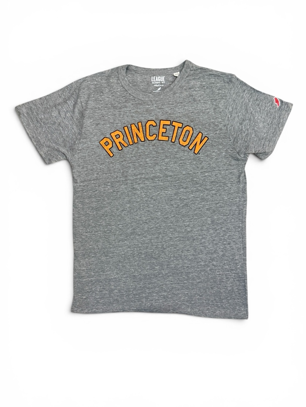 Princeton Tigers League Classic Fit Graphic Tee Gray Orange Medium